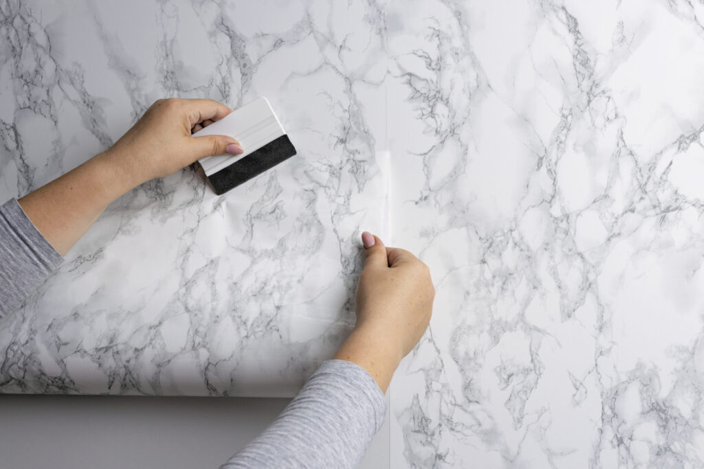 stillleben mit dekorativen vinyls